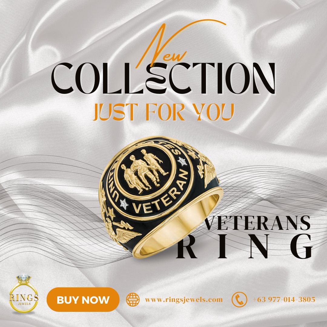 RingsJewels's tweet photo. Honor and elegance in every detail! ✨ Introducing the Veterans Ring from Rings Jewels – a timeless tribute to strength, service, and sacrifice.
#VeteransRing #HonorAndPride #ServiceAndSacrifice #MilitaryLegacy #TimelessCraftsmanship #WearYourValor #RingsJewels https://t.co/1IEXsMOAiS