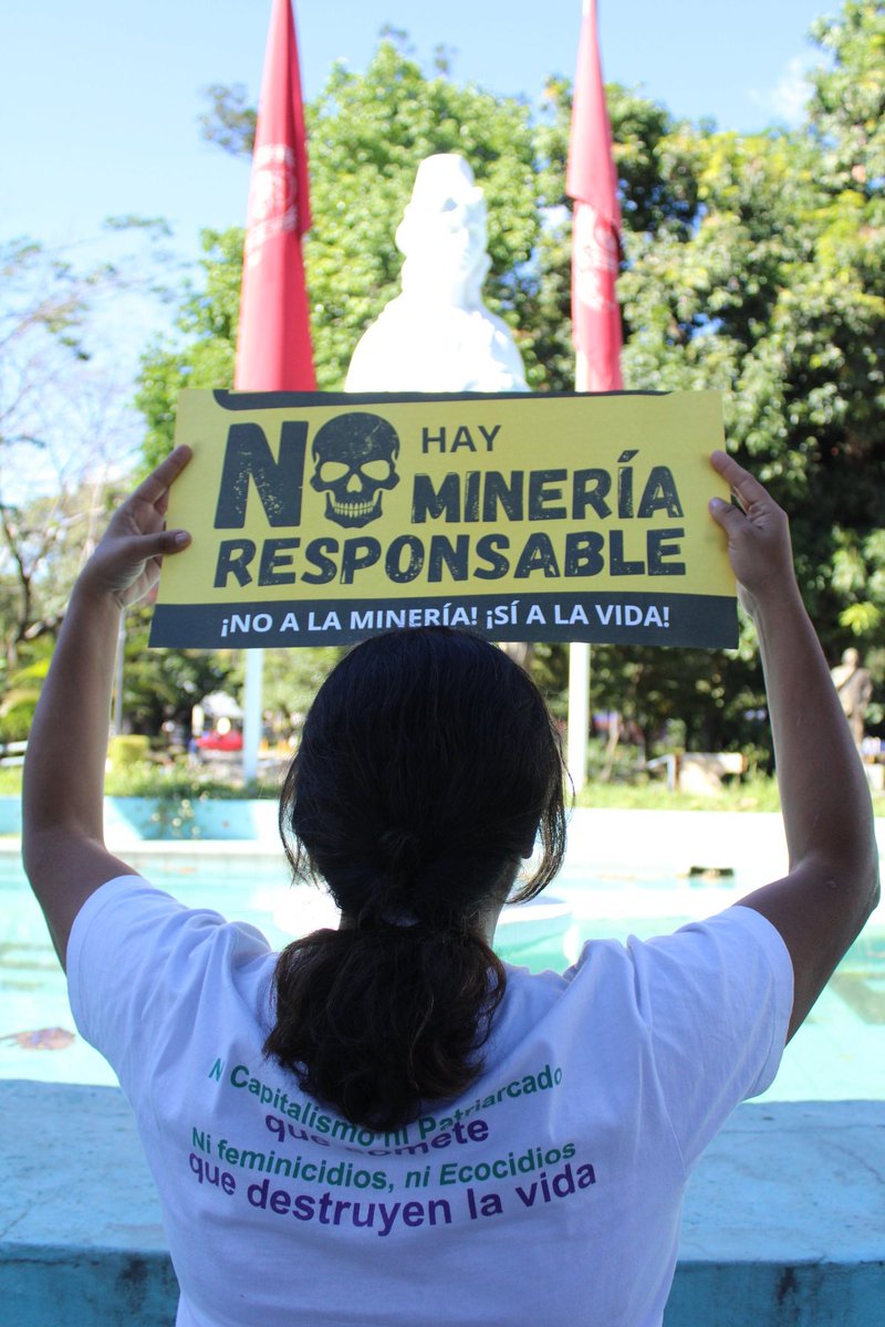 📣 La minería sólo causa despojo y muerte. El Salvador dice #NoALaMineriaSiAlaVida 

#Ecofeministas