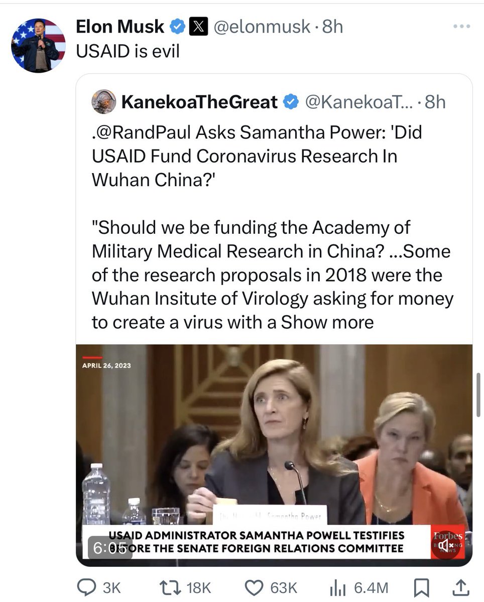 USAID is filled with idealistic people who work long hours, often in dangerous places, to save lives. Debate policy or spending levels all you want, but calling them evil or claiming that they hate America is truly disgraceful.