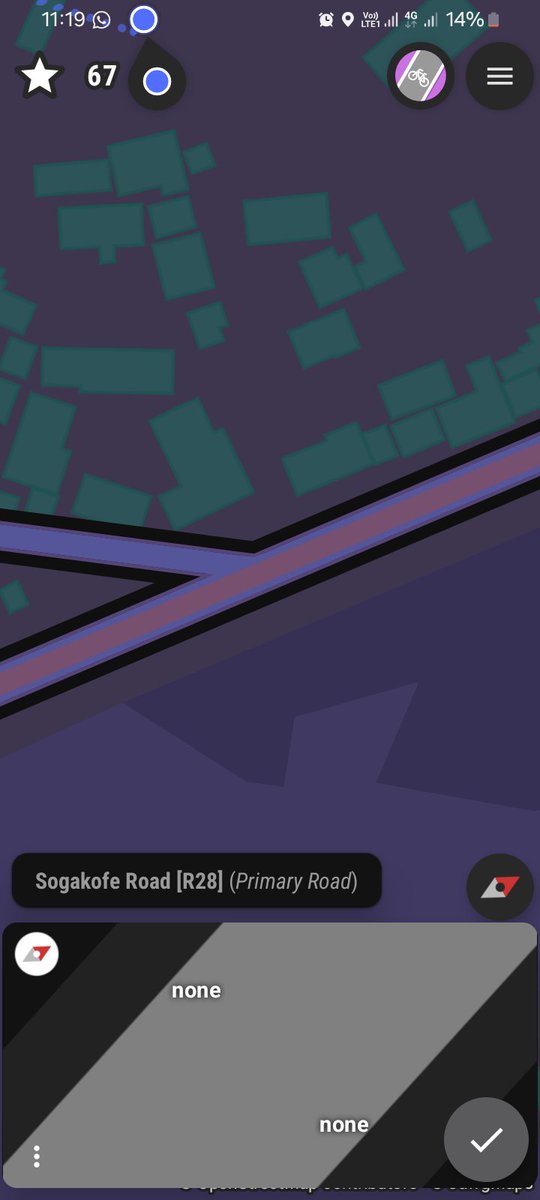 BMK_Archds's tweet photo. Day 2️⃣ 🚨
Today, I was exploring Street Complete, and I was mapping cycle roots in my area

#28DaysMapping Challenge #OSM #MapWithLove #MapChallenge #28for28 #OSMGhana

Map With Love ❤‍🔥 https://t.co/QX9iwwZMWS