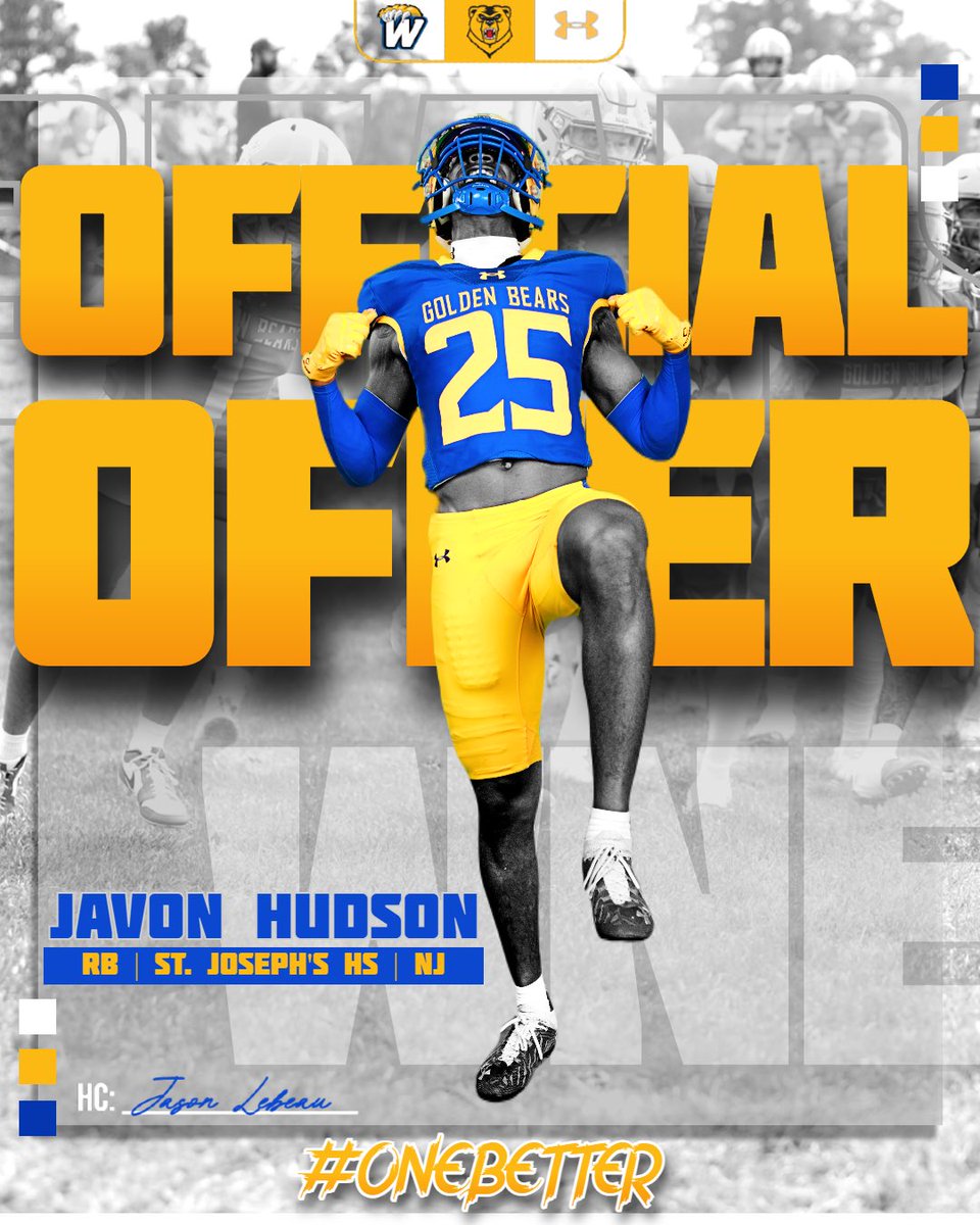 Blessed to have received an offer from <a href="/WNEFB/">WNE Football</a> <a href="/StJosephFB/">St. Joseph Football</a> #goldenbears!!