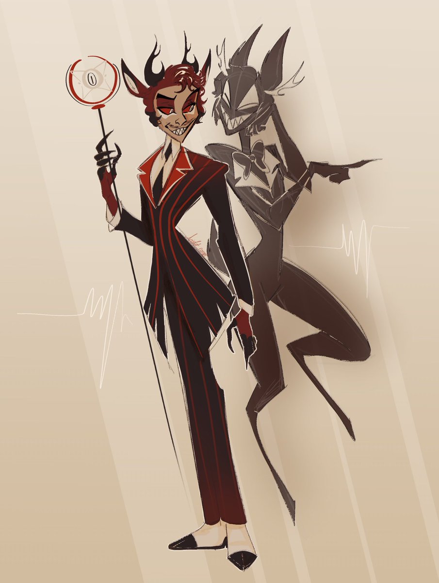 Arisart_corner's tweet image. I actually really like his design but wanted a go on how I would have done it🦌📻🥀
Also his shadow ig
#HazbinHotel #Alastor #HazbinHotelAlastor #redesign