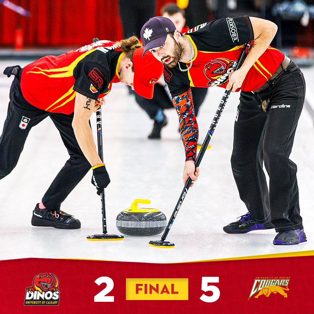 A great weekend of curling ends with a silver medal.

#GoDinos