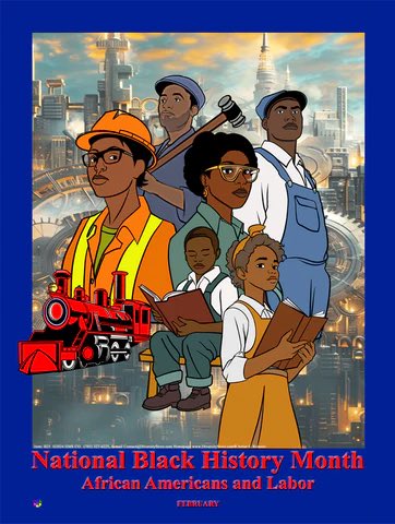 MDCPSNorth's tweet photo. Happy 1st Day of Black History Month. This year’s theme “African Americans and Labor”focuses on the intersections between Black people’s work &amp; their workplaces in all their key moments, themes, and events in Black history and culture. @SuptDotres #YourBestChoiceMDCPS https://t.co/YT0SXKd4V3
