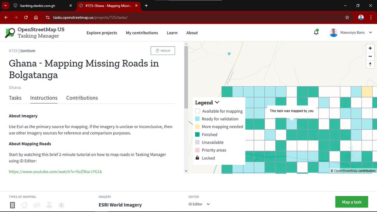 BMK_Archds's tweet photo. Day 1️⃣ 🚨
As part of day 1, I also mapped the missing roads in Bolgatanga

#28DaysMapping Challenge #OSM #MapWithLove #MapChallenge #28for28 #OSMGhana

Map With Love🧡 https://t.co/yx1Tj84PWf