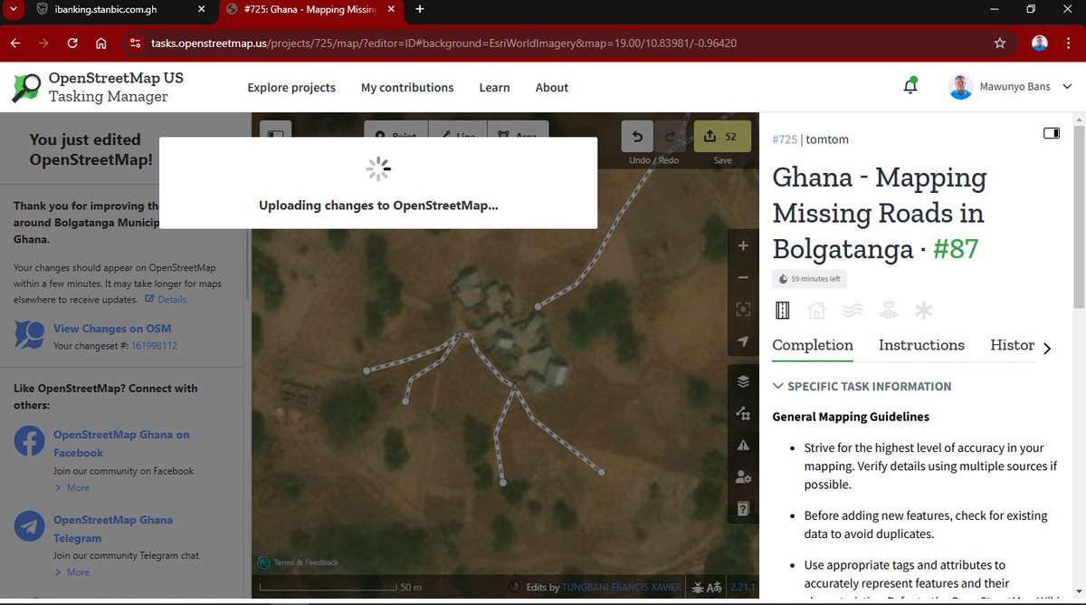 BMK_Archds's tweet photo. Day 1️⃣ 🚨
As part of day 1, I also mapped the missing roads in Bolgatanga

#28DaysMapping Challenge #OSM #MapWithLove #MapChallenge #28for28 #OSMGhana

Map With Love🧡 https://t.co/yx1Tj84PWf
