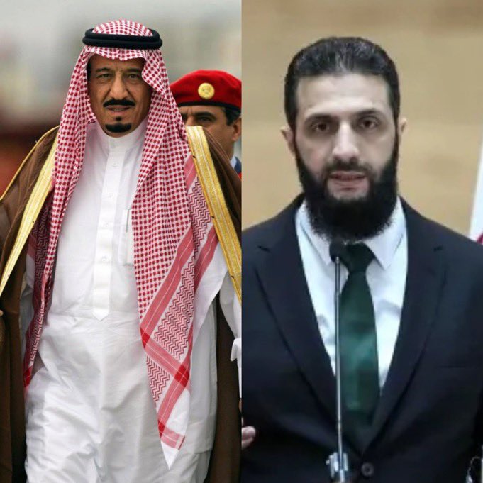 رسميًا:

غدا ستكون أول زيارة خارجية للرئيس السوري أحمد الشرع 

▫️الزيارة للبلد الذي كان مع سوريا في الشدة والرخاء "المملكة العربية السعودية"المملكة العربية السعودية تسعة إلى الخير والسلام للدول العربية والإسلامية ويقوم استغرب عليه الرئيس أحمد الشرع رئيس سوريا العربية مستقبله ولي