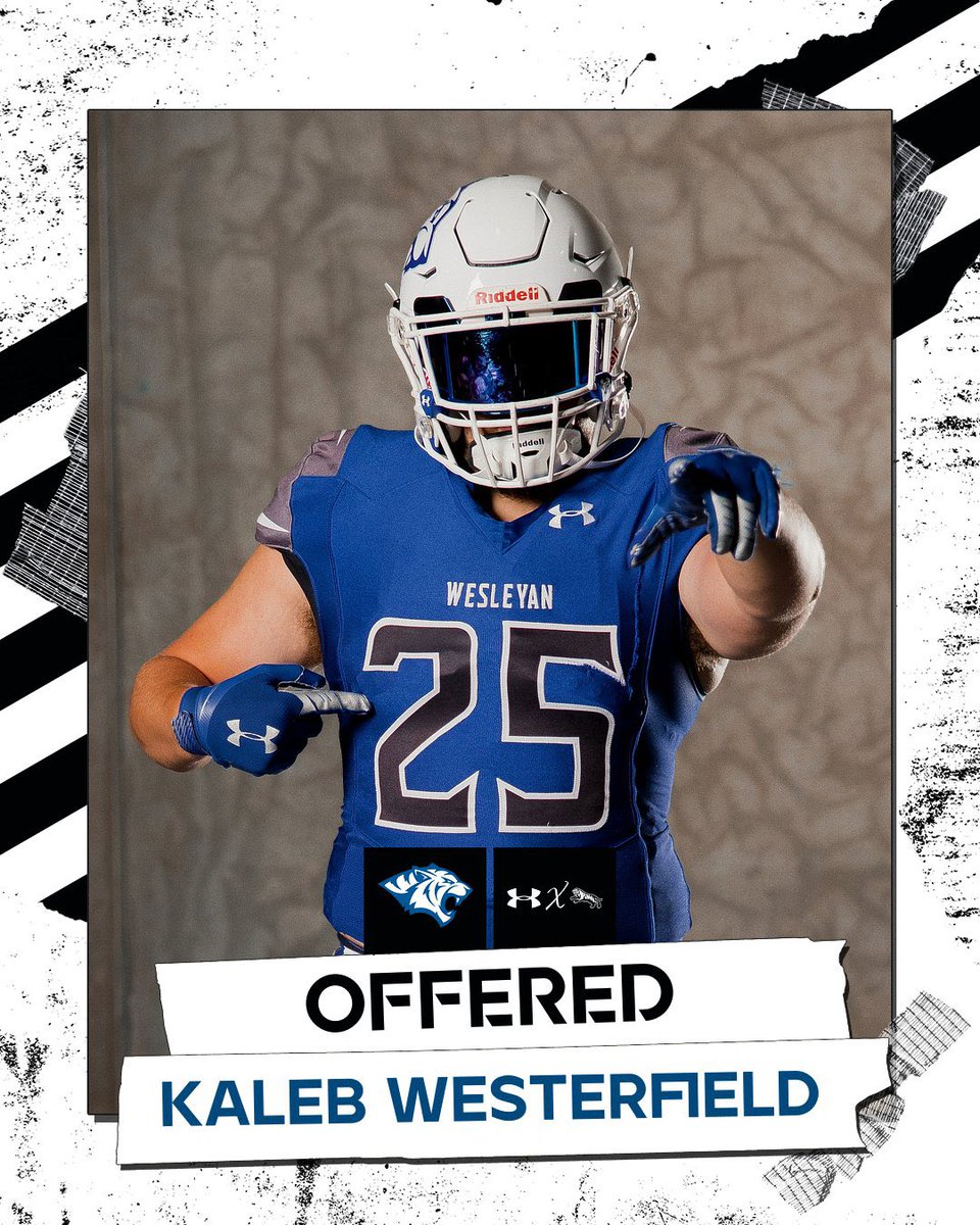 #AGTG Blessed to receive my first offer from Dakota Westleyan University 
<a href="/Bailey_B_B/">Coach Bailey Berg</a> <a href="/CoachWyattJ/">Jordan Wyatt</a> <a href="/Shaun_Graham_DB/">Coach Graham : EBG</a> <a href="/TheGrindHouseST/">Grind House Sports Training</a> <a href="/dwtigerfootball/">DWU Football</a>