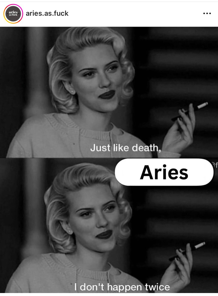 francybuttini's tweet photo. #aries #mood like a death 😅 https://t.co/SrTsLsJ93b