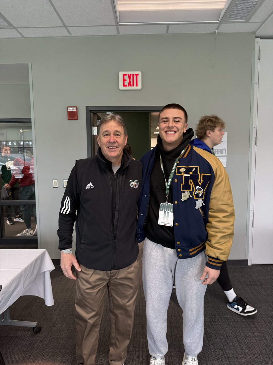 Spike2litt's tweet photo. Had an awesome time at Ohio University today!!๐๐ @CoachButters @coachsmitttty @CoachJohnHauser https://t.co/jBEVXffLvO