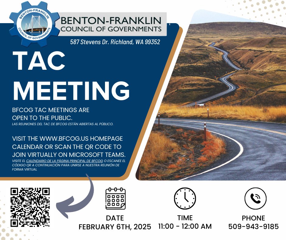 Benton-Franklin Council of Governments (BFCOG) tweet media