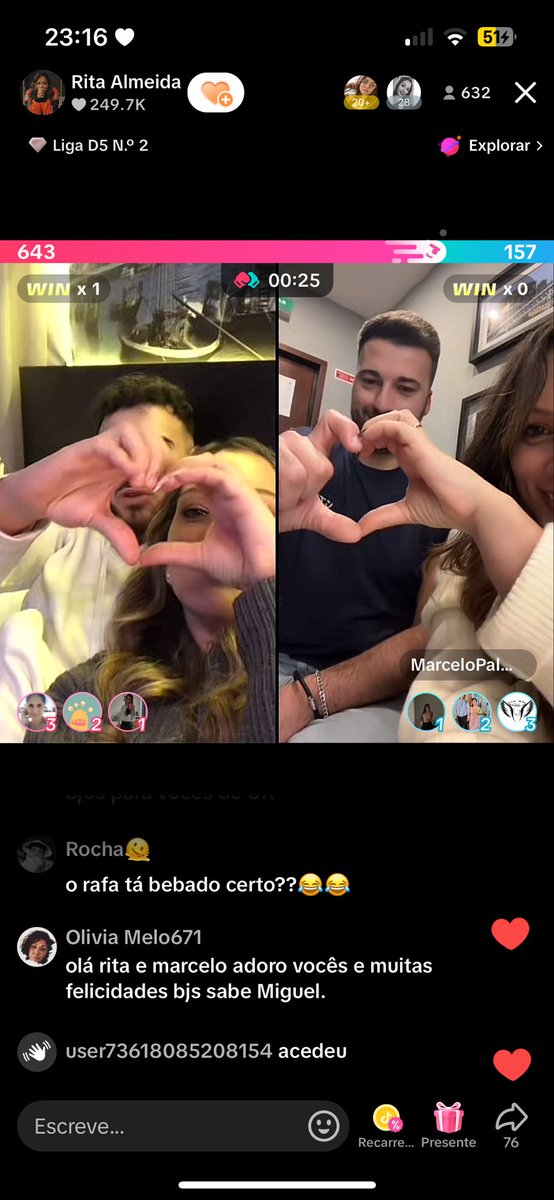 daniela07filipa's tweet photo. O quarteto mais lindo 🥰 @MarceloPalmajr1 @RitaAlmeidass @RuteAlmeida2191 #rafaoiconedalive 
#teamrita #teammarcelo #teammarita https://t.co/V4MqoO377f