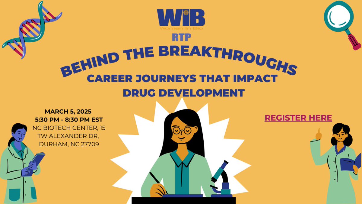 Women In Bio - RTP Chapter tweet media