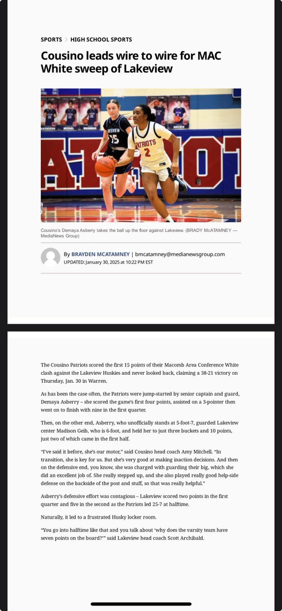 Leesha Asberry (@asberryleesha) on Twitter photo Way to play inspirational ladies ❤️🤍💙👏🏾😤🏀‼️ <a href="/DemayaAsberry/">DeMaya Asberry</a> <a href="/cousino_hoops/">Cousino Girl's Hoops</a> <a href="/art_asberry/">Coach Arthur L. Asberry</a> <a href="/PGHMichigan/">Prep Girls Hoops Michigan</a> <a href="/MichHSBball/">Mich HS Bball</a> Way to play inspirational ladies ❤️🤍💙👏🏾😤🏀‼️ <a href="/DemayaAsberry/">DeMaya Asberry</a> <a href="/cousino_hoops/">Cousino Girl's Hoops</a> <a href="/art_asberry/">Coach Arthur L. Asberry</a> <a href="/PGHMichigan/">Prep Girls Hoops Michigan</a> <a href="/MichHSBball/">Mich HS Bball</a>