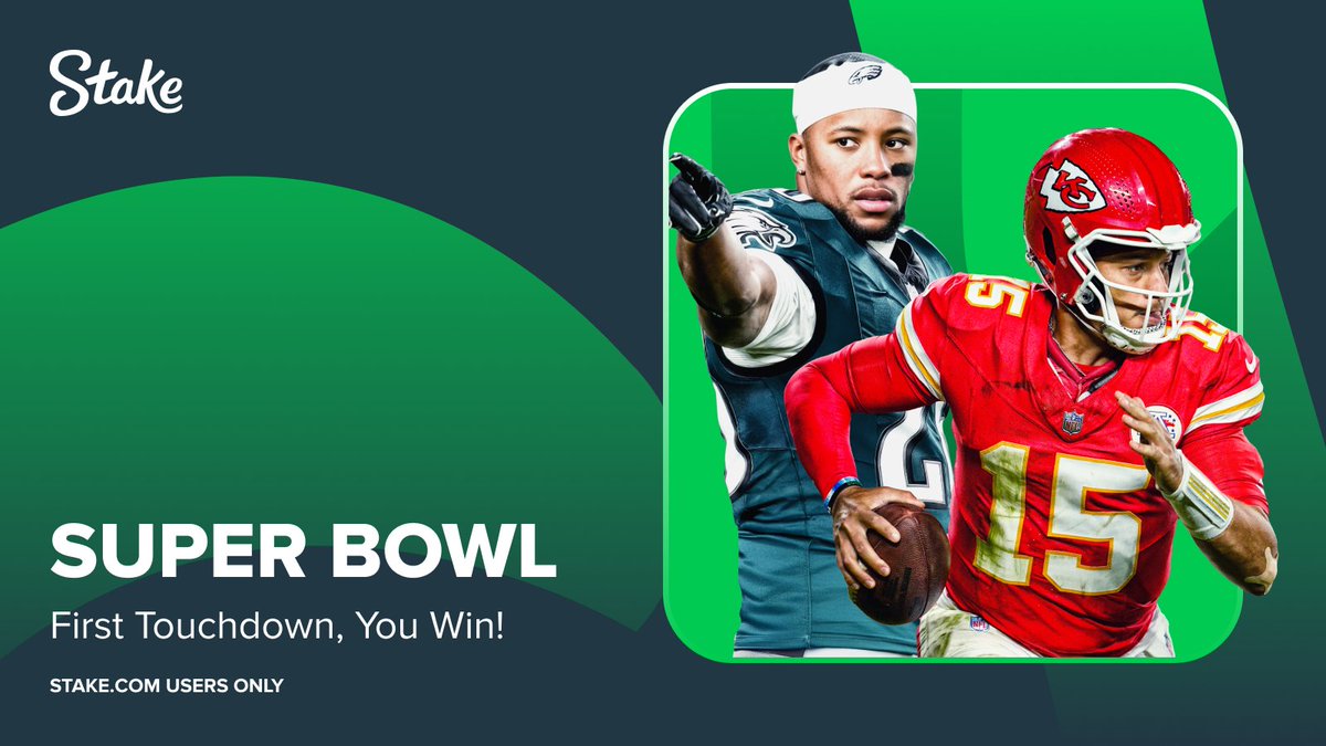 The biggest game of the year deserves the biggest promo 🏈

Back either team in the Winner market in #SBLIX and if your selection scores the First Touchdown, you’ll be paid out as a winner up to $100 if they go on to lose! 🤯