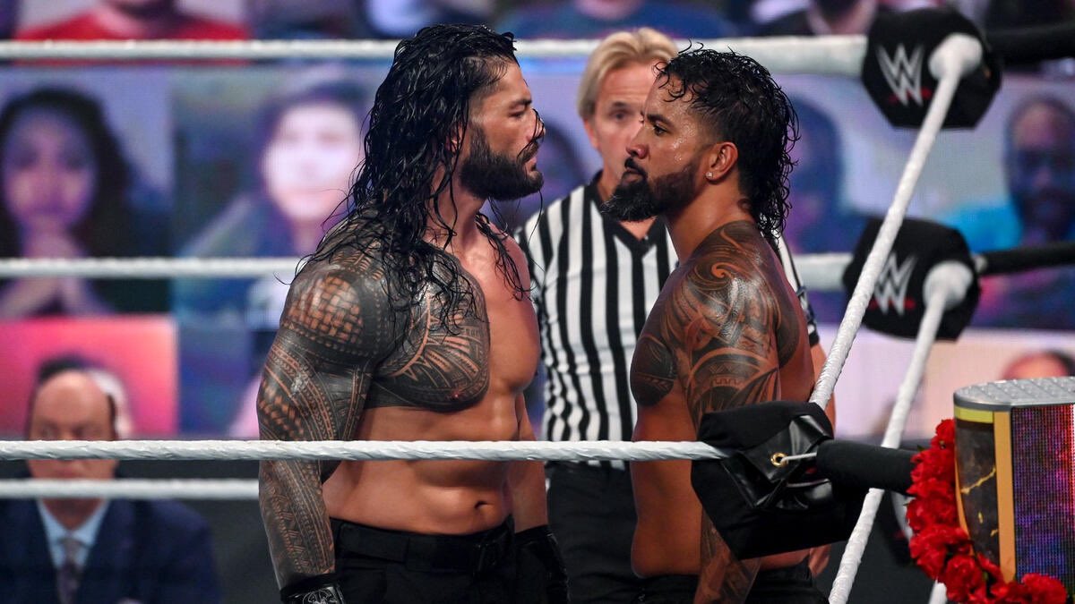 Navtreaks's tweet photo. “Jey is only over because of the word YEET”

This tells me that you didn’t pay attention to the Thunderdome era whatsoever.

Jey did some of the best work of his career against Roman during that era.

It set the foundation for “Main Event Jey Uso”

All those years of torture by his cousin, fans wanting him to break out and be a singles star, that’s what got him over.

He put in the work THATS WHAT GOT HIM OVER.

PUT SOME RESPECT ON HIS NAME.