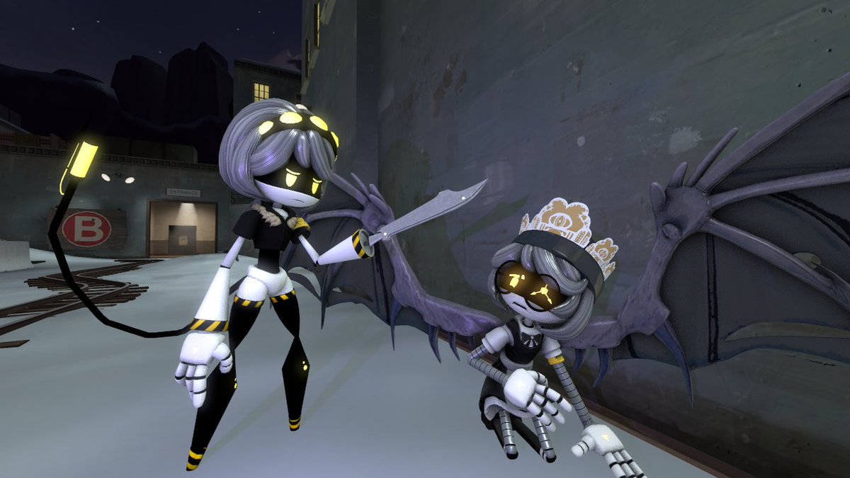 BlackTempusX's tweet photo. V and V (past)
#murdedronesfanart #murderdrones #GLITCH #glitchproductions #glitchproduction #sfm #fanart #SerialDesignationV https://t.co/Ys8Ajd6v1H