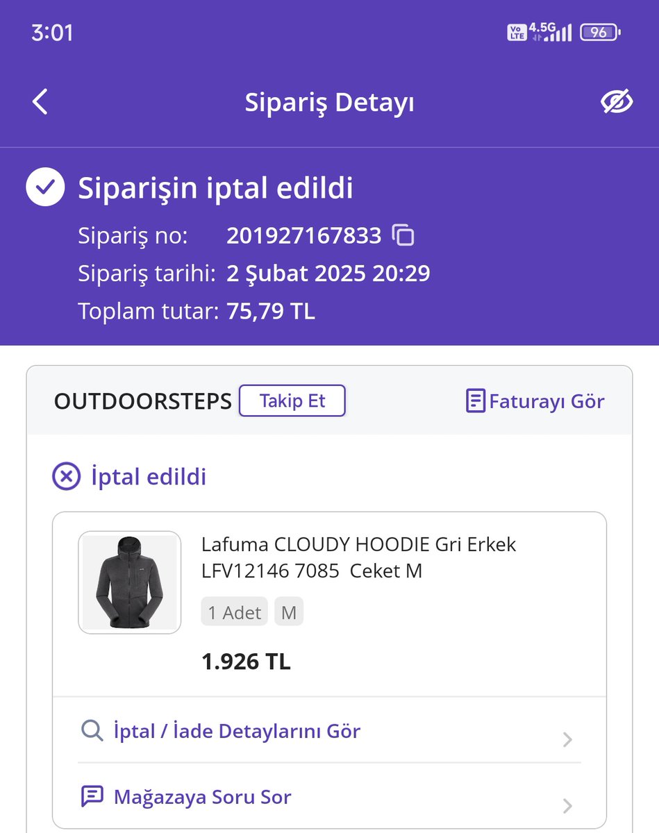 Bu ben 11 mağazası benim üyeliğime tanımlamış olduğu kuponla yapmış olduğum alışverişte aradan 2 saat geçmeden kendi kafasına göre vermiş olduğum siparişi iptal etmiş bunlar resmen insanlarla alay ediyor bunlar üç kağıtçı benim için n11 mağazası bitmiştir sakın alışveriş y.mayın