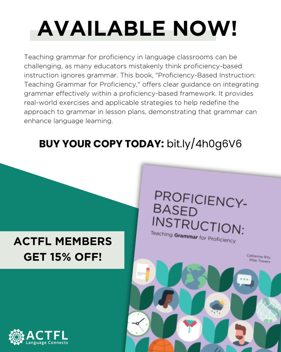 Dive into effective grammar teaching with 'Proficiency-Based Instruction: Teaching Grammar for Proficiency.' This essential guide is perfect for educators aiming to boost proficiency in the classroom. Get your copy at: bit.ly/4h0g6V6