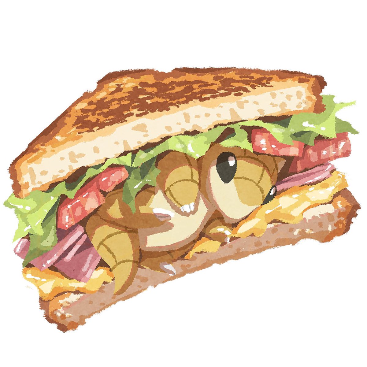 あらもん (@ara_love_kirby) on Twitter photo ホットサンド🥪 ホットサンド🥪