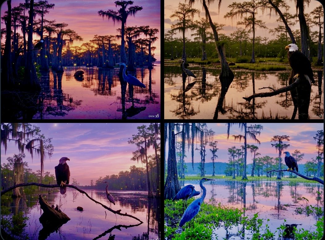 PlanetSWAMPY's tweet image. HappyWorldWetlandsDay with cool AI posters! #sunday #swampy #cleanwater #climate #earthday2025 #copilot #AI