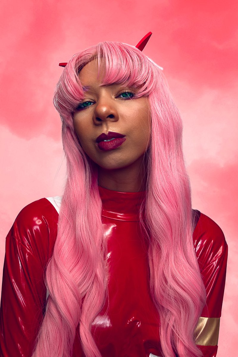 WithdrawnGodess's tweet photo. You are now my Darling! ✨ 

#BlackCosplay #28DaysOfBlackCosplay #BlackCosplayer #ZeroTwoCosplay https://t.co/cgSnW6QNRk