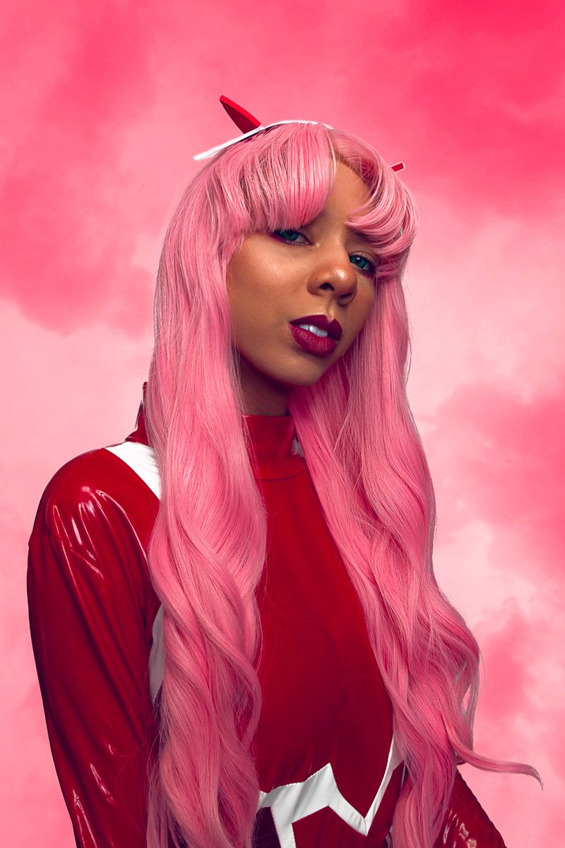 WithdrawnGodess's tweet photo. You are now my Darling! ✨ 

#BlackCosplay #28DaysOfBlackCosplay #BlackCosplayer #ZeroTwoCosplay https://t.co/cgSnW6QNRk