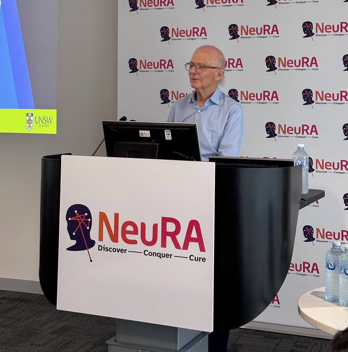 Professor @henrybrodaty from <a href="/CHeBA_UNSW/">UNSW Centre for Healthy Brain Ageing (CHeBA)</a> “Behaviours are an important manifestation of dementia. We’ve known for many years that almost 90% of people in residential care have behavioral and psychological symptoms of dementia (BPSD)”  #ANSS <a href="/NeuroPsychPIA/">Neuropsychiatric Syndromes PIA</a> <a href="/DesignDataPIA/">Design and Data Analytics PIA</a>