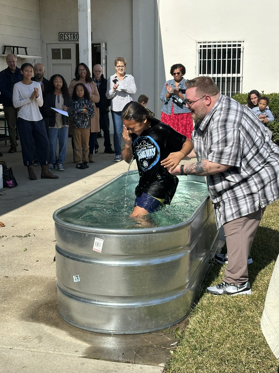 G_GreyPowell's tweet photo. Today was a good day at Long Beach Church! It was Baptism Sunday and we celebrated those who have been baptized in the last year as well as baptizing 4 more people today and we even sang a Happy Birthday! God is on the move! ππΌ #ShoutForJoy https://t.co/JNpsnnQm3o