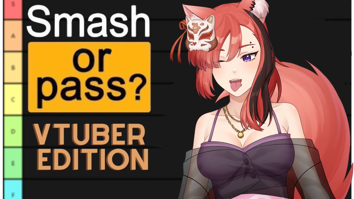 Tomorrow I Would Like to Smash And Pass and Generally Love a Ton of Vtubers! If you want to see how smashable you are please leave a PNG below and a link to your content for me to shout out! <3