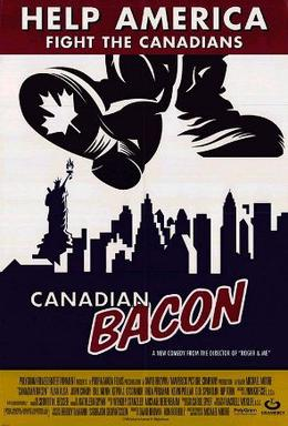 jdfinch's tweet photo. “…Stuart collects more information about Canada from a CIA agent named Gus (James Carville) and suggests Canada as their new enemy during a cabinet meeting.” (NB: Canadian bacon is just ham -- like the acting in this RT 17% film from Michael Moore. So, well worth watching lol!) https://t.co/YpuojEJohs