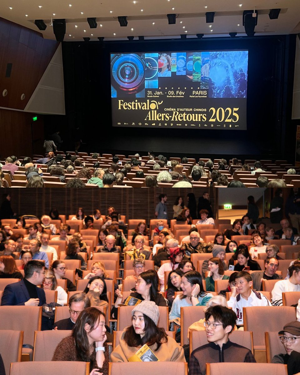 AllersRetours's tweet photo. Ouverture du festival le 31 janvier ✨
L’équipe tient à remercier ses partenaires et tous les spectateurs 

Le festival a débuté avec une performance de Zhao Duan, puis avec le film Blue Sun Palace de Constance TSANG , présenté par l'actrice  WU Kexi
Images ©️Allers-Retours https://t.co/hQ8KKywX3i