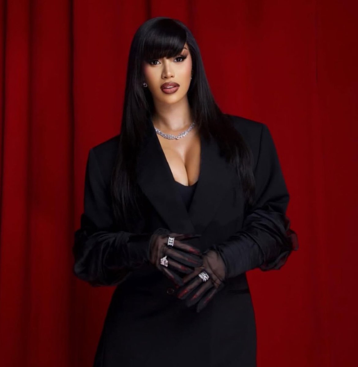 PopBase's tweet photo. Cardi B reveals on the #GRAMMYs red carpet that her sophomore album is now “wrapped in a bow.” https://t.co/RxXjnPR9DZ