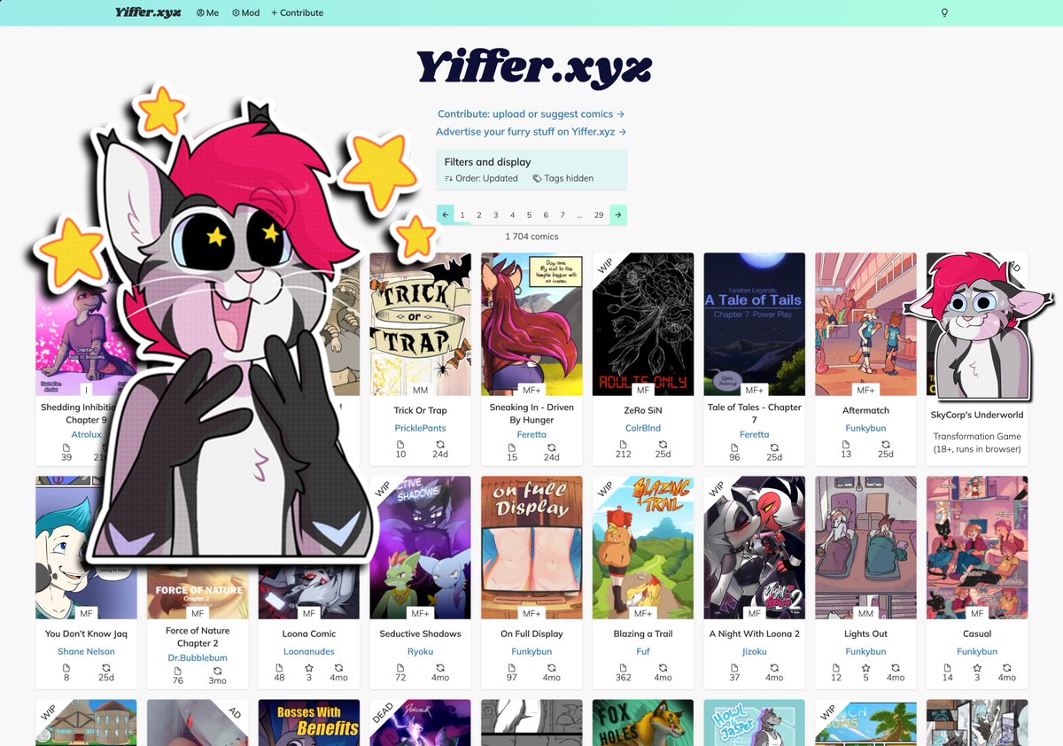 YIFFER V3 IS >>LIVE<< 👀🥹

Total rewrite. Three years, over 400 commits. Flawless deploy. Content's gonna be FLOWING💦

I'll once again recommend the advertising service I've built over there if you're any kind of content creator. It's cheap and very effective!