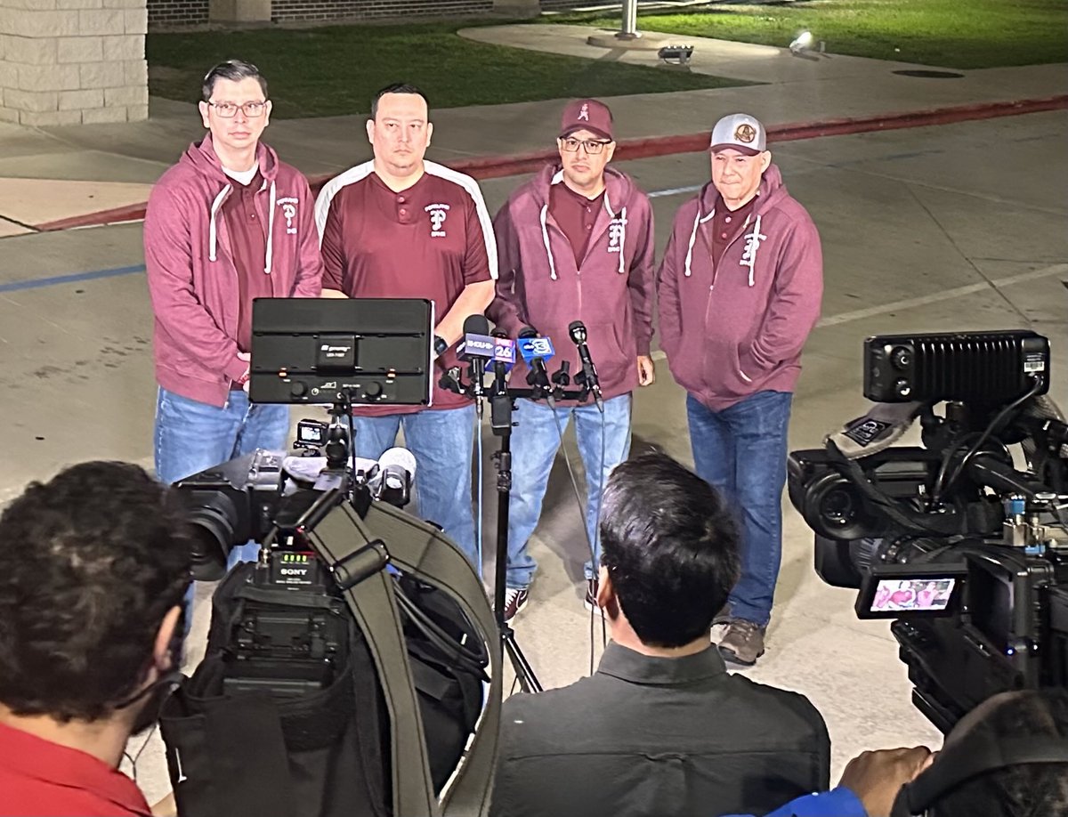 Could not be more Pearland Proud - they will tell you they are just ⁦<a href="/PearlandHighSch/">Pearland High School</a>⁩ dads - but their selfless response makes them heroes to all of us.