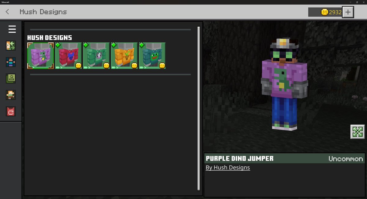 Hey look <a href="/TheBluehush4/">Bluehush</a> started doing her own thing and had her first releases this month! Very proud to have seen her grow to this point. bedrockexplorer.com/@hush-designs