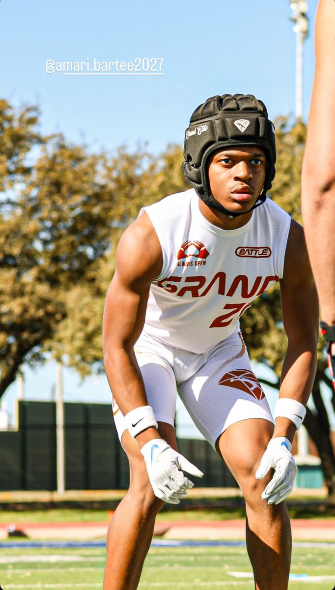 Amari Bartee (@amaribartee) on Twitter photo Got some good work in this weekend with <a href="/GrandElite3/">GrandElite7v7</a> <a href="/coachwvde/">Jonathan Wade 🍊🔥CoachWVDE🔥🍊</a> <a href="/drobalwayzopen/">David Robinson</a> <a href="/TFloss32/">Todd Glawson</a> <a href="/Jason_Howell/">Jason Howell</a> <a href="/TXPrivateFBGuy/">Texas Private School Football</a> <a href="/TXPSMedia/">Texas Private School Media</a> <a href="/dctf/">Dave Campbell's — TexasFootball.com</a> <a href="/TXTopTalent/">TX TOP TALENT</a> @On3Recruits <a href="/MaxPreps/">MaxPreps</a> <a href="/247Sports/">247Sports</a> #DBU Got some good work in this weekend with <a href="/GrandElite3/">GrandElite7v7</a> <a href="/coachwvde/">Jonathan Wade 🍊🔥CoachWVDE🔥🍊</a> <a href="/drobalwayzopen/">David Robinson</a> <a href="/TFloss32/">Todd Glawson</a> <a href="/Jason_Howell/">Jason Howell</a> <a href="/TXPrivateFBGuy/">Texas Private School Football</a> <a href="/TXPSMedia/">Texas Private School Media</a> <a href="/dctf/">Dave Campbell's — TexasFootball.com</a> <a href="/TXTopTalent/">TX TOP TALENT</a> @On3Recruits <a href="/MaxPreps/">MaxPreps</a> <a href="/247Sports/">247Sports</a> #DBU