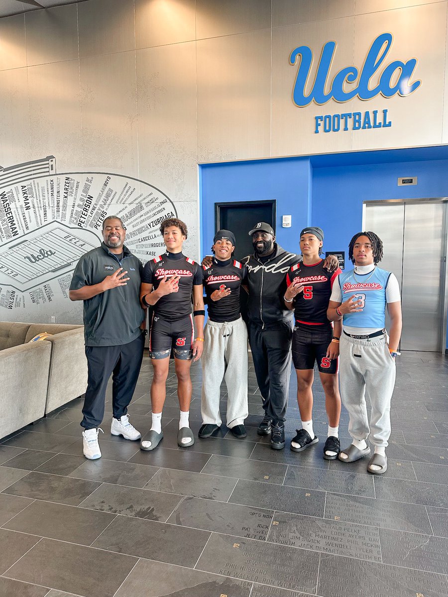 Almasi “MJ” Glenn II (@almasiglennjr) on Twitter photo Had an awesome weekend touring UCLA and meeting with <a href="/DeShaunFoster26/">DeShaun Foster</a> and <a href="/PeteMayberry/">Pete Mayberry</a>
<a href="/DominickBarjona/">Dominick Barjona</a> <a href="/treysmith2027/">Trey Smith (Mark) 3⭐️</a> <a href="/buddha_booker/">John “Buddha” Booker Jr</a> Had an awesome weekend touring UCLA and meeting with <a href="/DeShaunFoster26/">DeShaun Foster</a> and <a href="/PeteMayberry/">Pete Mayberry</a>
<a href="/DominickBarjona/">Dominick Barjona</a> <a href="/treysmith2027/">Trey Smith (Mark) 3⭐️</a> <a href="/buddha_booker/">John “Buddha” Booker Jr</a>