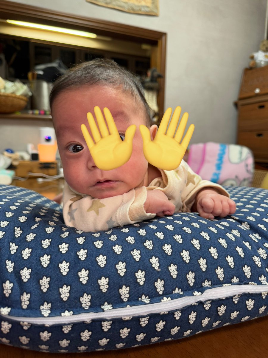 修正2ヶ月！5kgこえてぷりぷりしております。#超低体重出生児