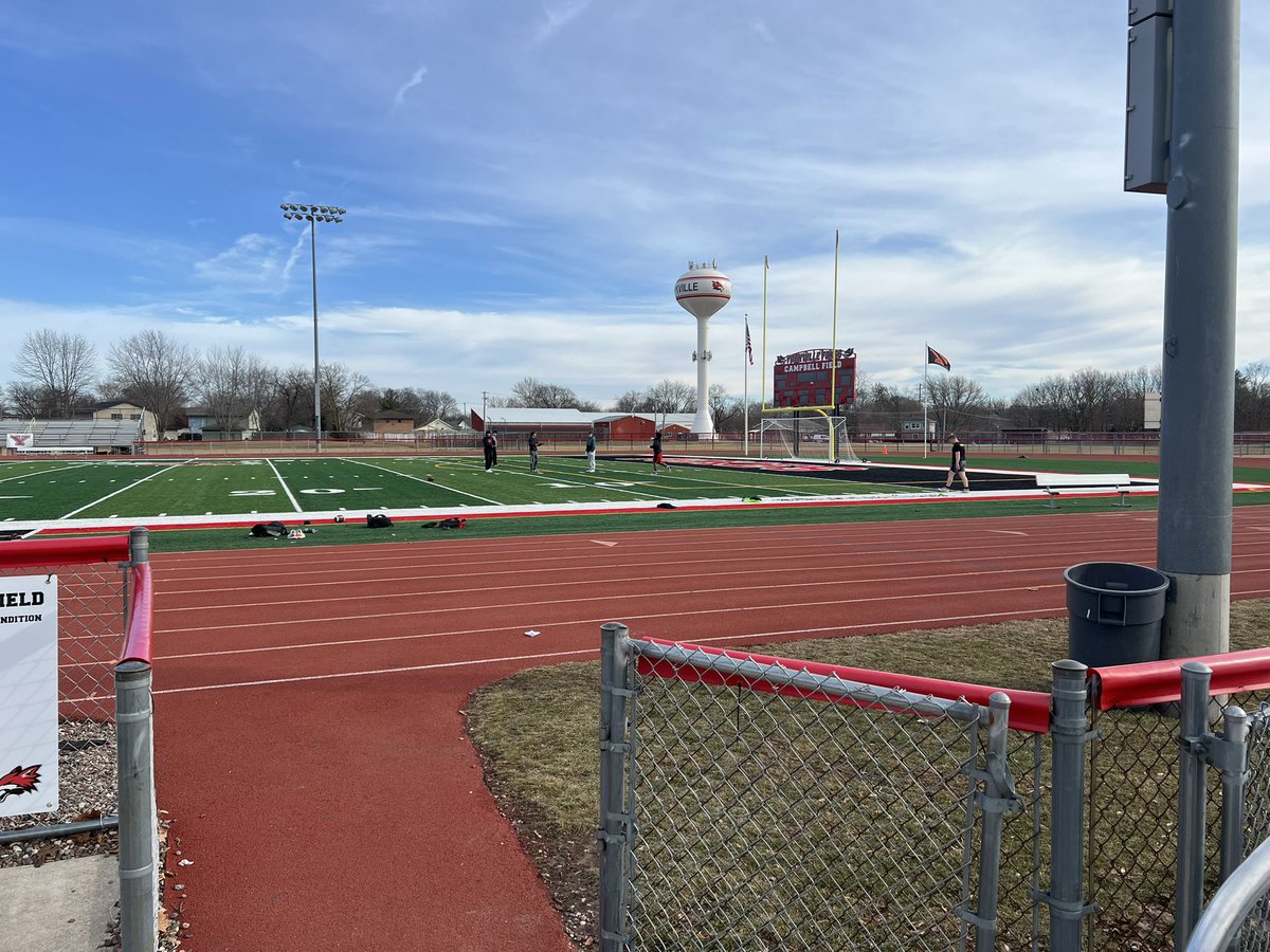 Record turnout this weekend for Mini Golf set up.  Appreciate the help!  Afterwards they decided to get some work on the field.