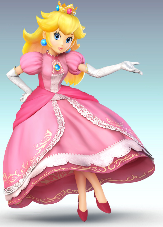dailyfggirls's tweet photo. the fighting game girl of the day is   
  princess peach ♡ super smash bros. https://t.co/pNuf0A2ZDr