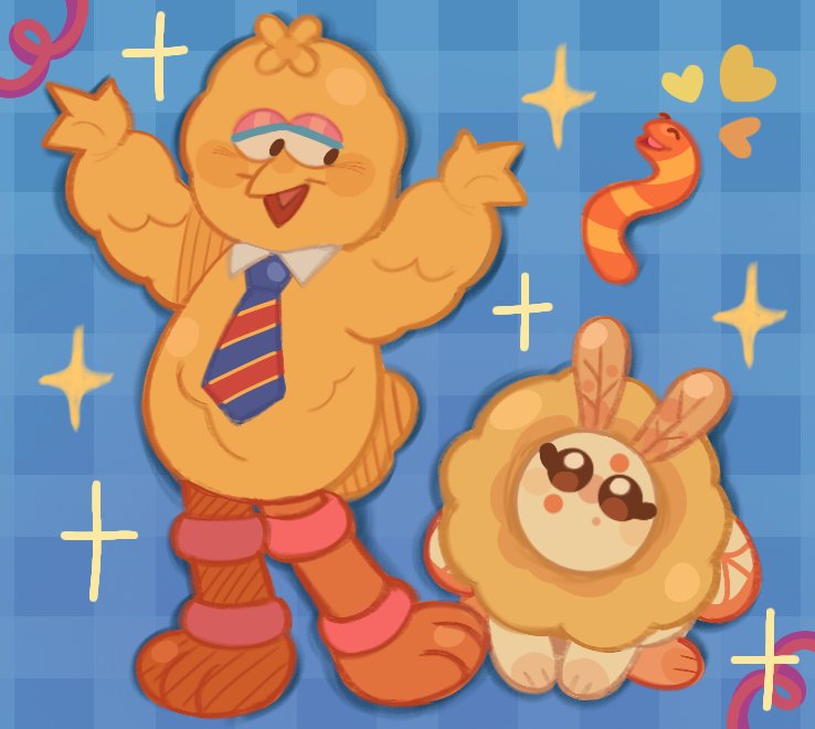 SydneyBagget's tweet image. 💛🧡❤️
#SesameStreet #PuppetOc