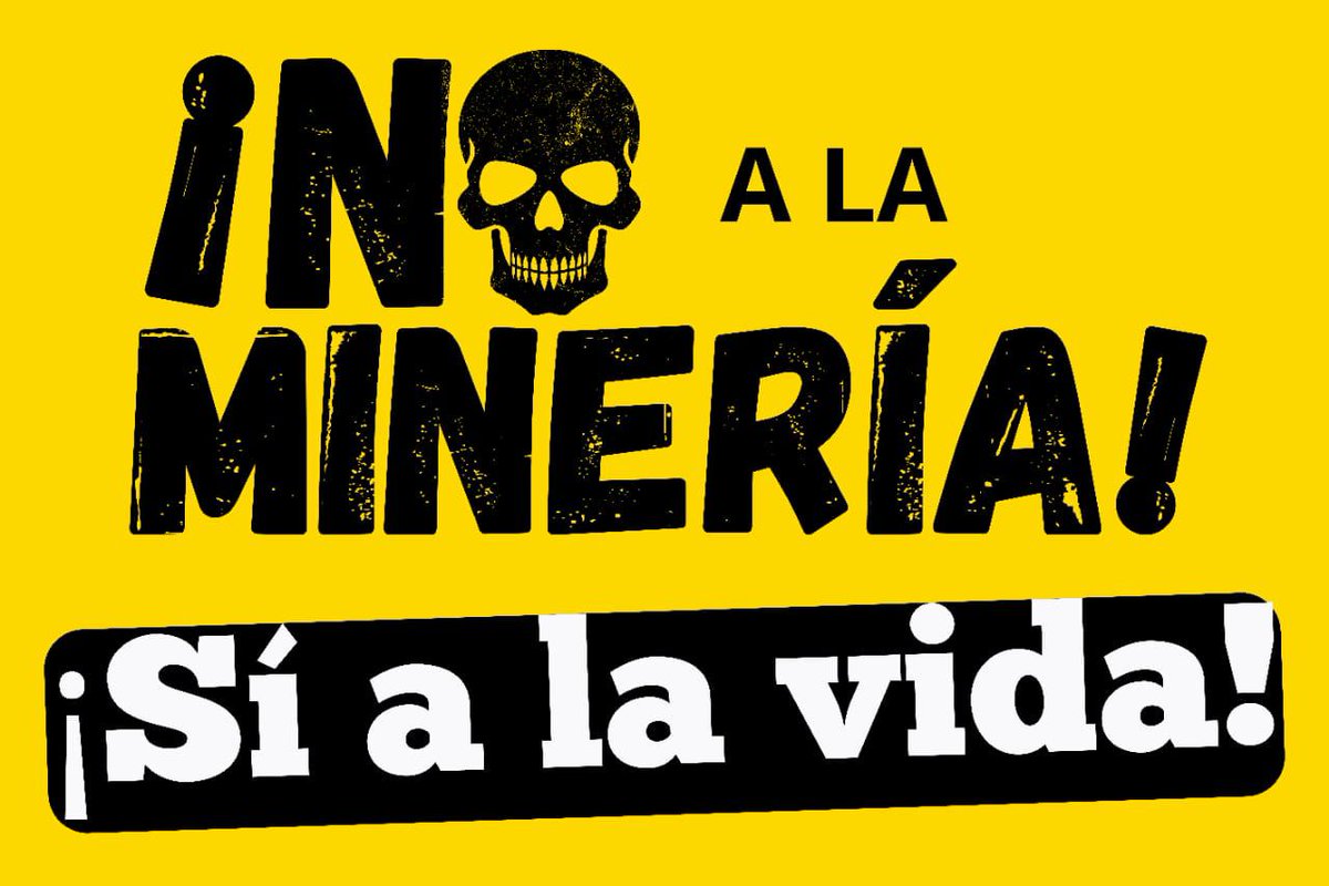🌱 ¡La vida vale más que el dinero y el agua vale más que el oro! Rechazamos la minería metálica que amenaza nuestra biodiversidad. #NoALaMineriaSiALaVida