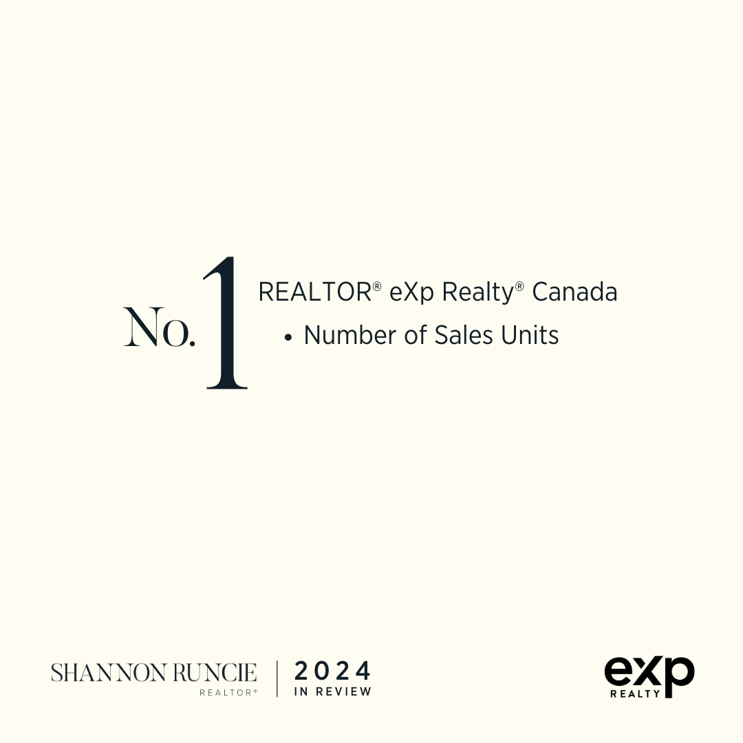 🏆 #1 REALTOR® in Canada with eXp Realty based on the number of properties bought and sold (ends)!🇨🇦🏡