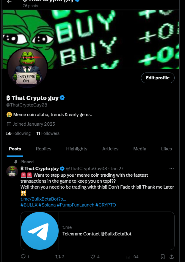 Let' see how many followers we can pump this  too, since this market ain't pumping.