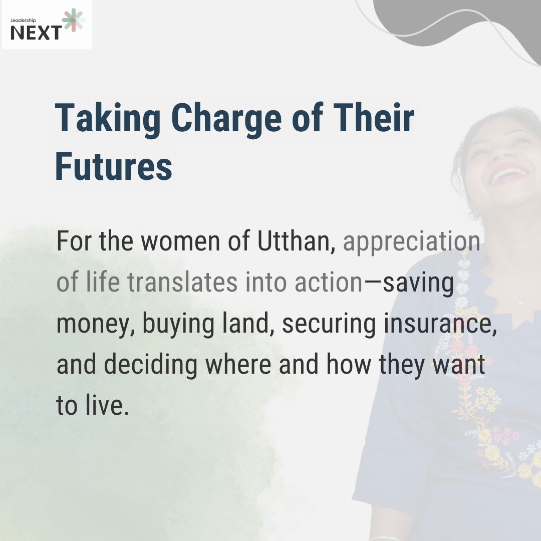 This is the last key finding of the PTG study, highlighting how survivors develop gratitude, independence, and a deeper sense of purpose. 
While the impact varies across collectives, members of Utthan have shown significant growth in this area
#LeadershipNext #posttraumaticgrowth