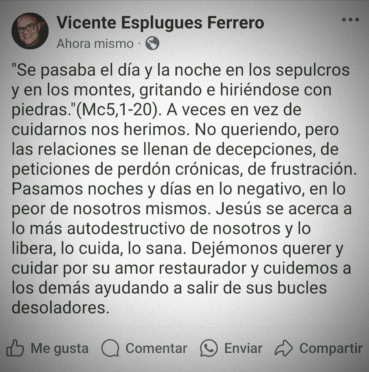 VicenteEsplugue's tweet photo. #EvangelioDelDía #Sepulcros #Liberación 3/2/2025 https://t.co/WSqXO4vEFS