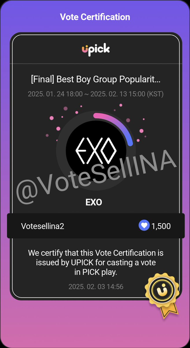 SELLVOTEINA tweet media