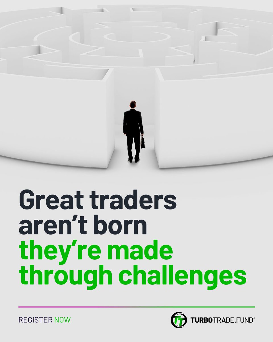 TurboTradeFund's tweet image. Every obstacle is a chance to grow &amp;amp; prove yourself. Success is earned, will you rise to the challenge? bit.ly/dashboardregis…

All certified challenges are run by the broker, QuickTrade (Pty) Ltd, FSP 45262.

#tradeforprofit #traderdevelopment #capitalallocation #riskmanagement