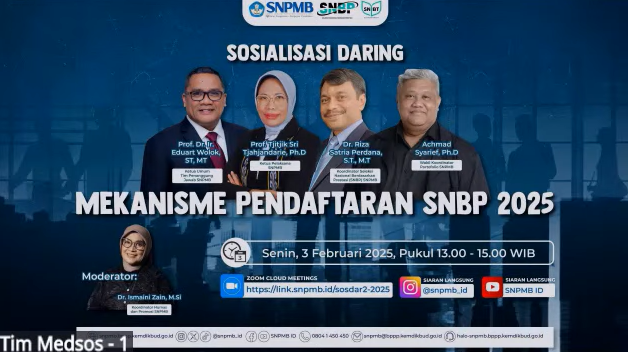 Sosialiasi Mekanisme Pendaftaran SNBP 2025

Silakan di RT/Bookmark dulu ya utas ini.

🧵 A Thread